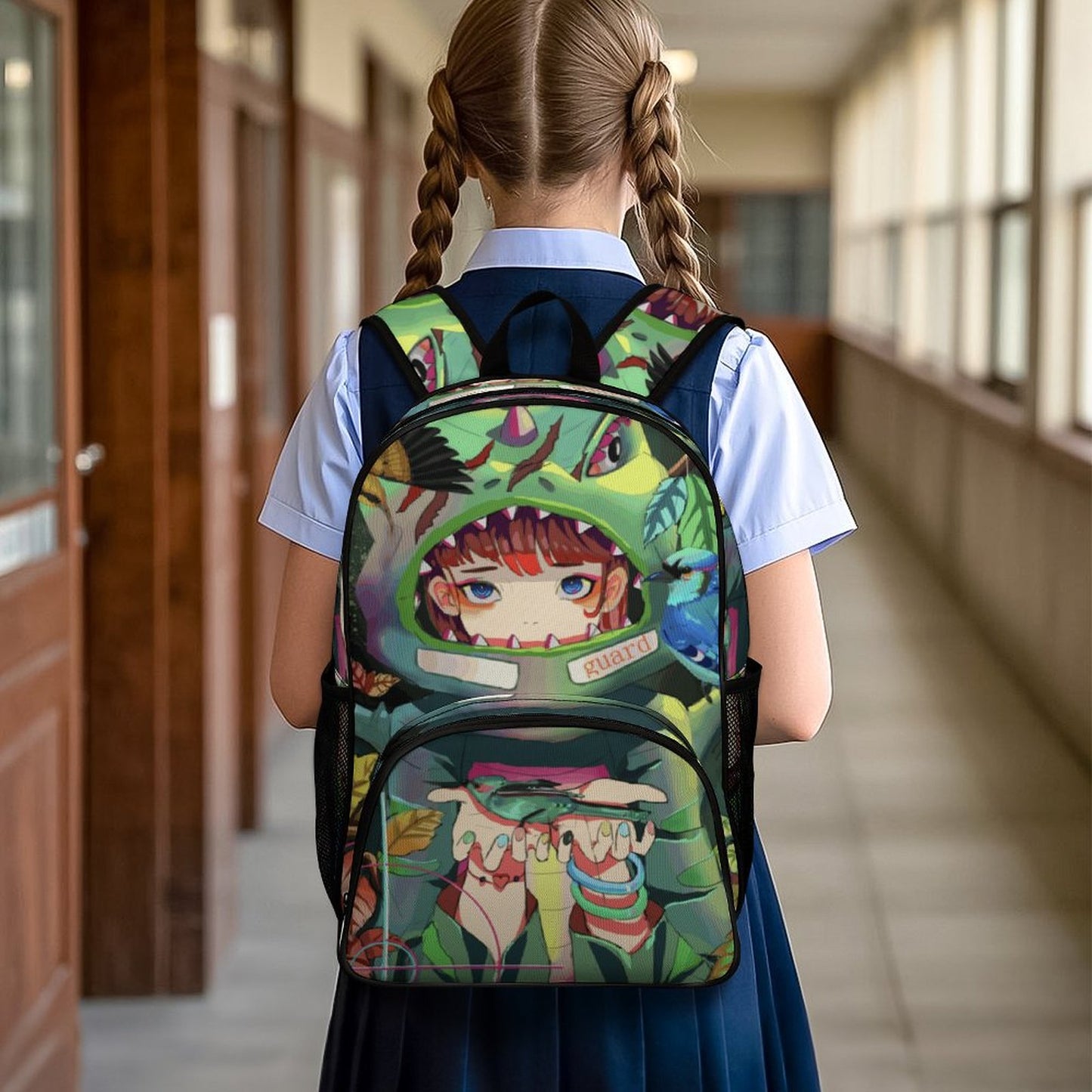 【写真でカスタム】キッズ大容量リュック｜オリジナル通学バッグ