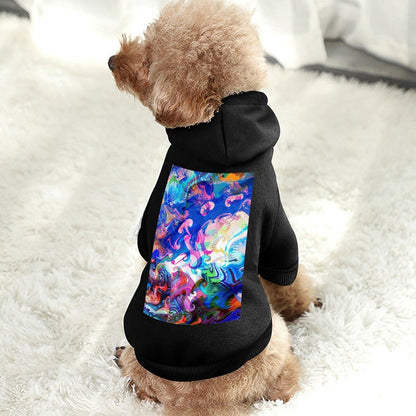 オリジナルプリント ペット用 フーディー パーカー 犬猫用 (抜け毛・汚れ防止)