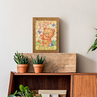 【写真で作る】オリジナル木製ジグソーパズル (縦型) | 35〜1000ピース | 裏面ヒント付きカスタムギフト