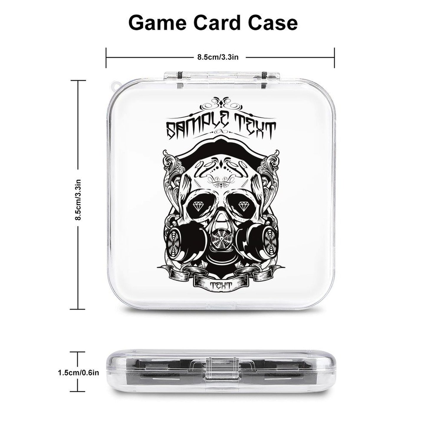 【写真でカスタム】Switch ゲームカードケース (12枚収納) | コンパクト オリジナル作成