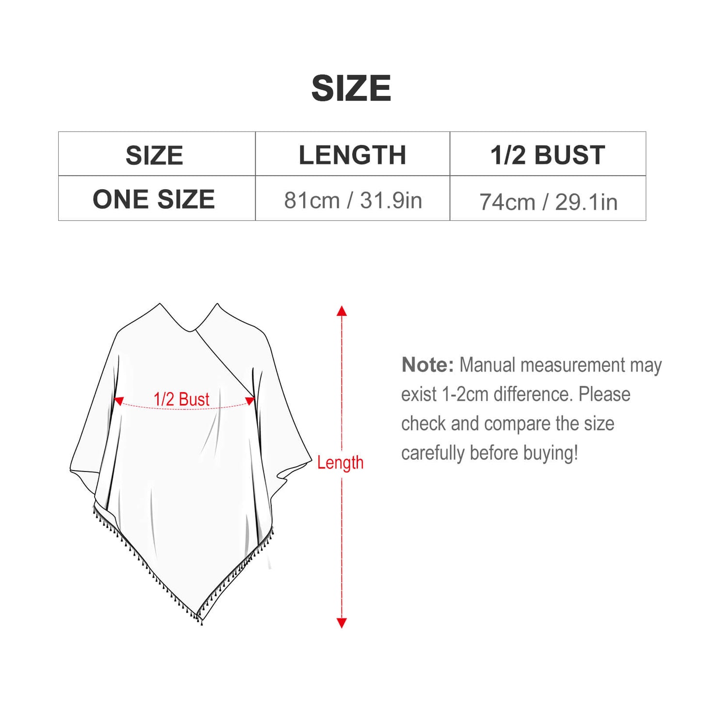 【羽織るだけで主役】カスタムできるフリンジ付きポンチョ｜レディース・ケープ