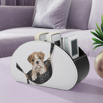 【レザー製】写真で作るオリジナルリモコンラック｜おしゃれな卓上収納・小物入れ