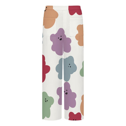 Straight Wide-leg Pants Color-Little Bear-Little Bear Gummy-Repeat