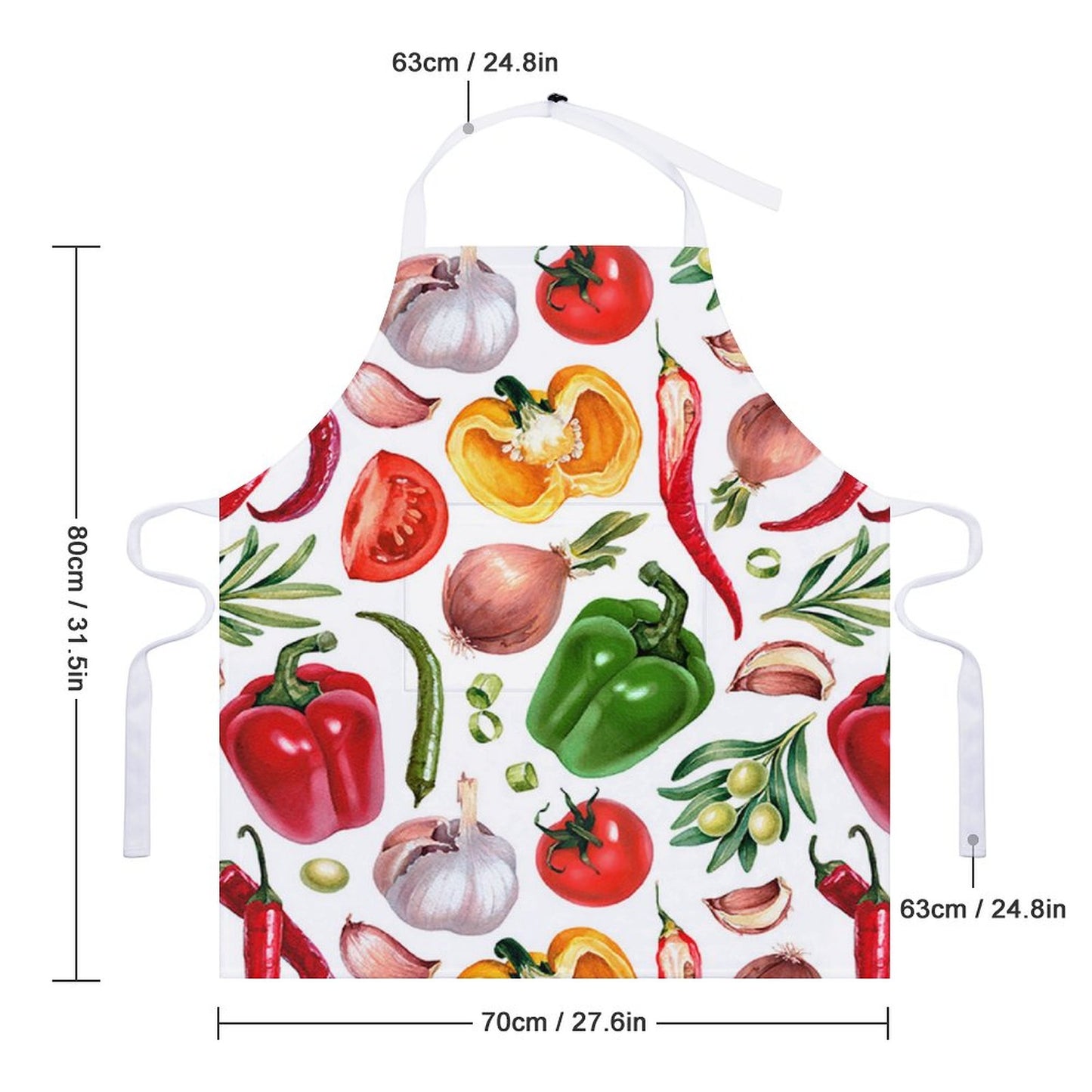 オリジナル エプロン 作成 | 防水・ポケット付き | 男女兼用 カフェ風 ワークエプロン