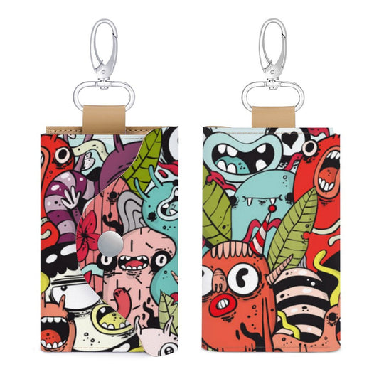 キーケース 本革風 おしゃれ | スマートキー収納 | レディース メンズ