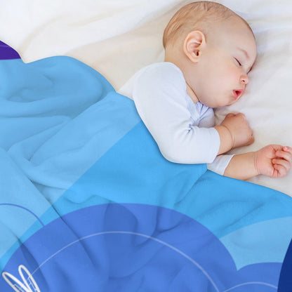 【飾れる・敷ける・包まる】写真で作る、多機能フランネルブランケット