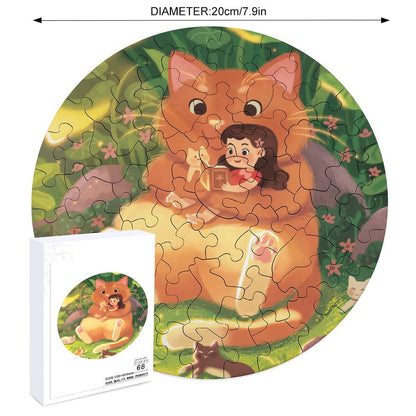 【オリジナル作成】木製 動物異形パズル | 隠れアニマルピース入り | 脳トレ・知育・ギフトに最適