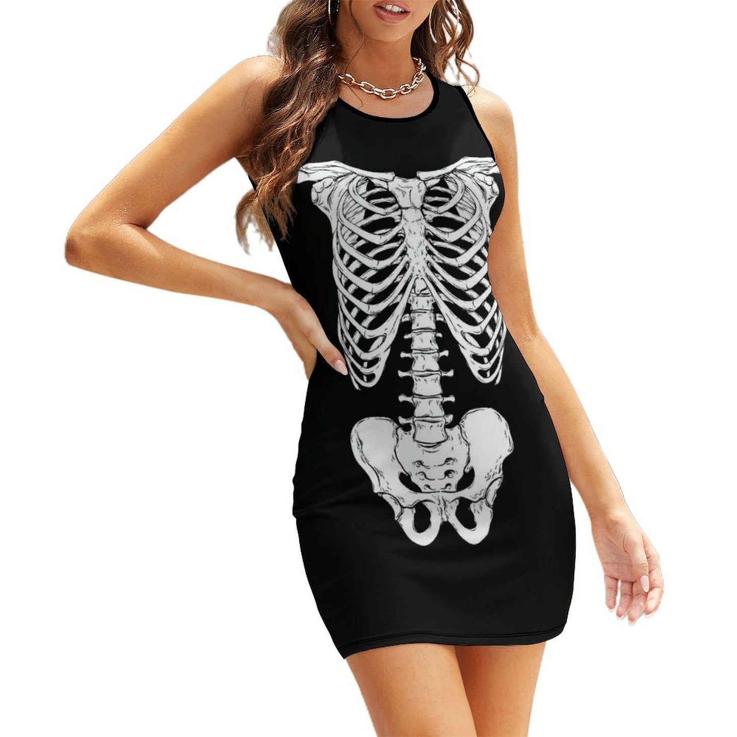 オリジナル ミルクシルク ワンピース | 接触冷感＆なめらか肌触り | タンクワンピ