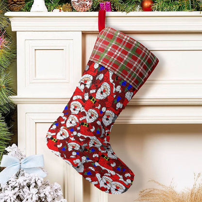 【触ると絵が変わる！？】写真で作る魔法のスパンコールクリスマスソックス｜サプライズに