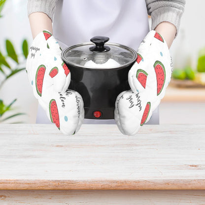 オリジナル 鍋つかみ オーブンミトン | 耐熱・厚手・ロング丈 | 写真入りキッチングッズ作成