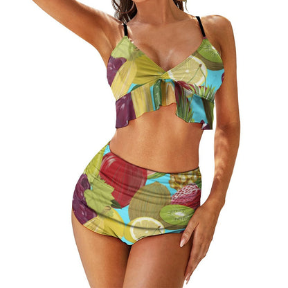 【揺れるフリルが主役】カスタムできるビキニ｜体型カバーも叶うレディース水着