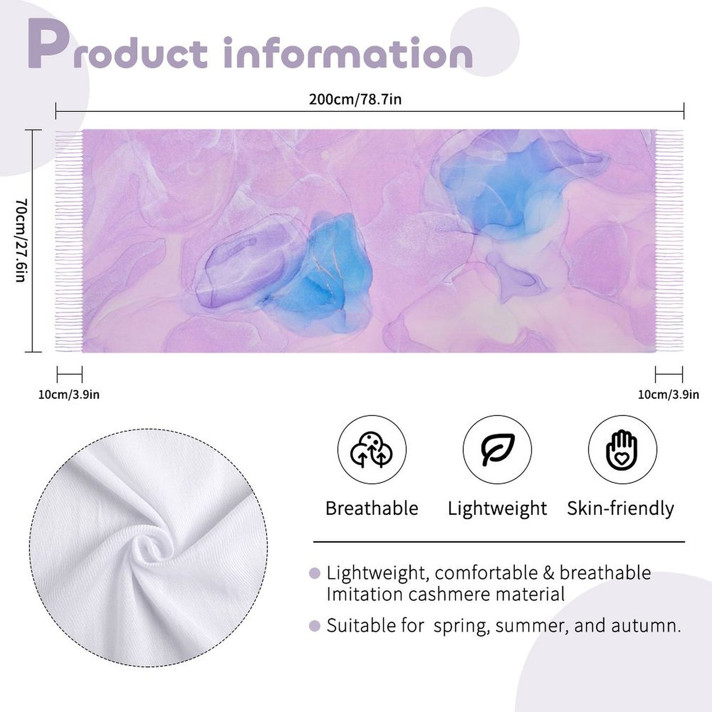 その一枚が私を変える。写真で作る、カシミヤタッチのオリジナル大判ストール