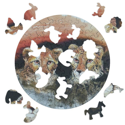 【新感覚チャレンジ】写真で作る、動物の形のオリジナル木製変形パズル｜知育玩具