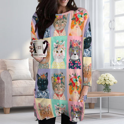 オリジナル チュニック スウェット | ポケット付き＆お尻が隠れる丈 | 2XS-6XL