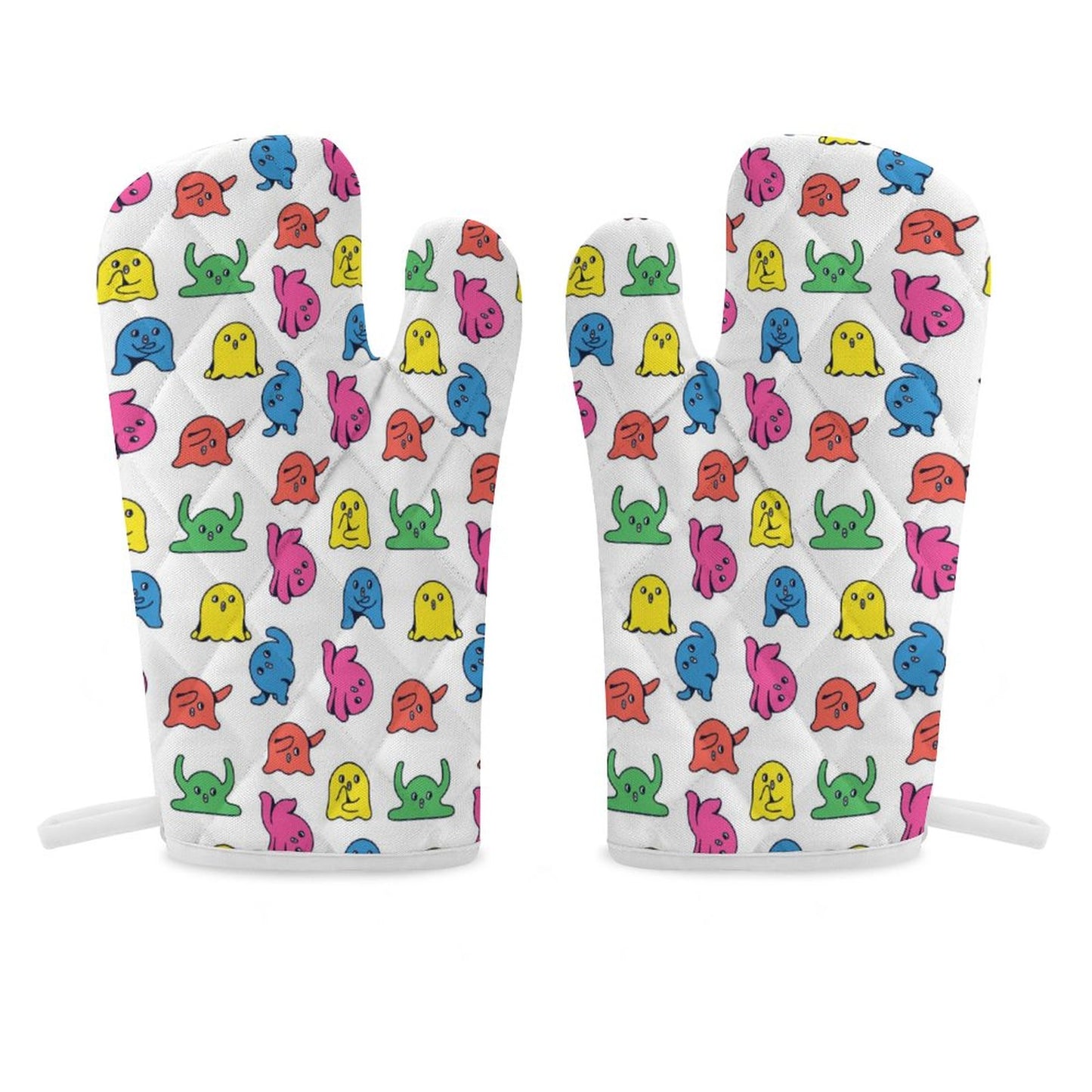 【料理がアートになる】カスタムできる耐熱オーブンミトン｜おしゃれな鍋つかみ2点セット