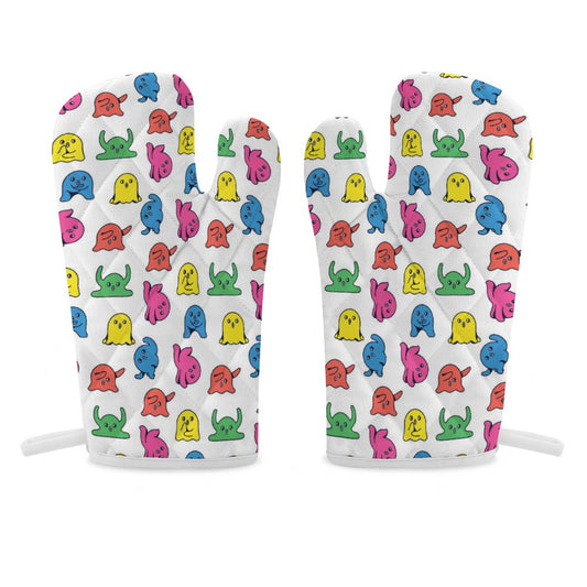 【料理がアートになる】カスタムできる耐熱オーブンミトン｜おしゃれな鍋つかみ2点セット