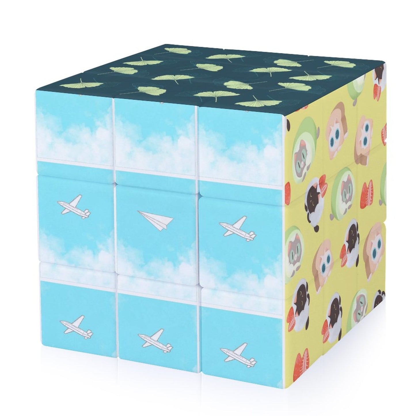 カスタムフォトマジックキューブ 3×3 | UV印刷 脳トレパズル オリジナル写真