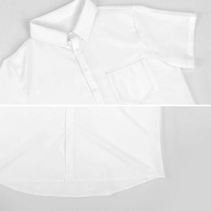 Pocket Less Short Sleeved Shirt Skiing, Winter Sports