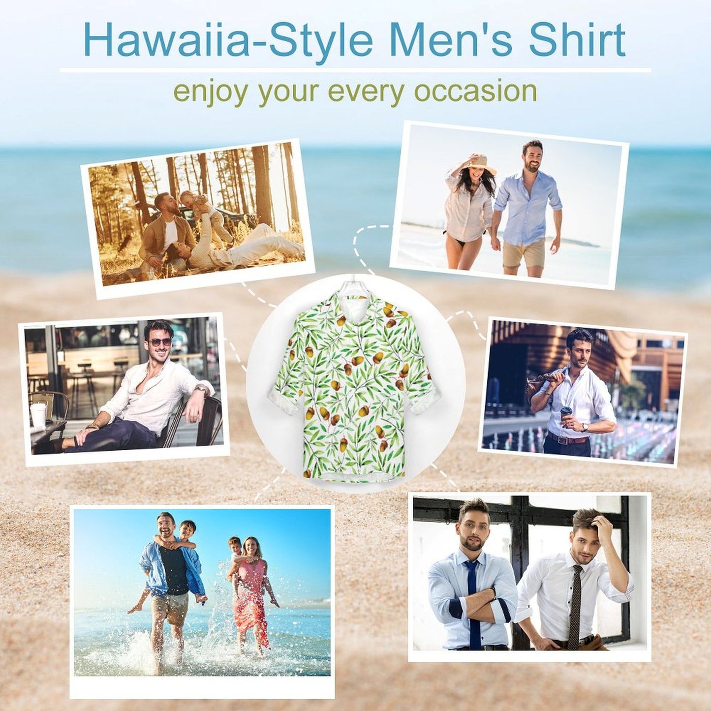 Lapel Pocket Long Sleeve Shirt Plant, Pinecone