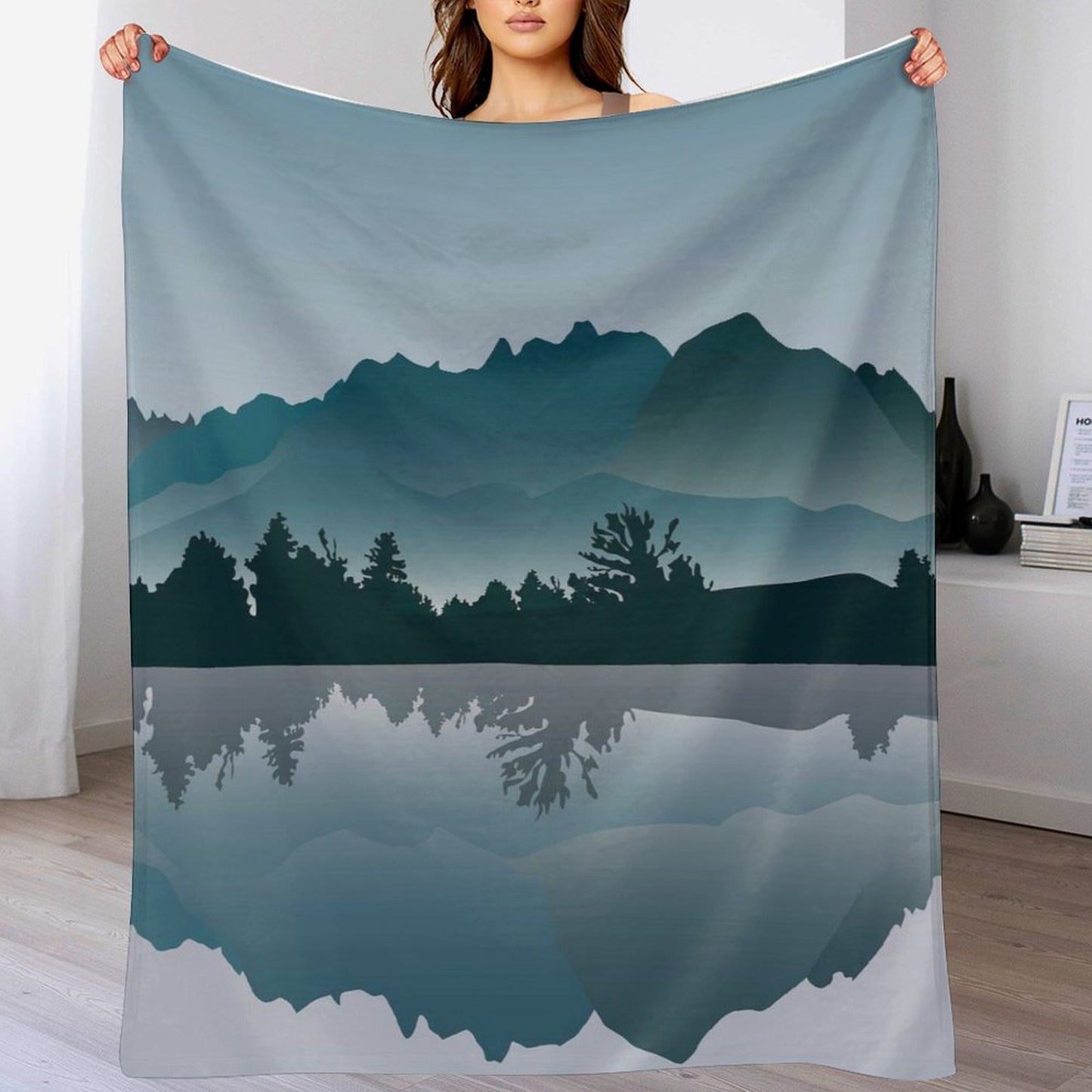 【一年中使える相棒】写真で作る、軽いフランネルブランケット｜持ち運びOK