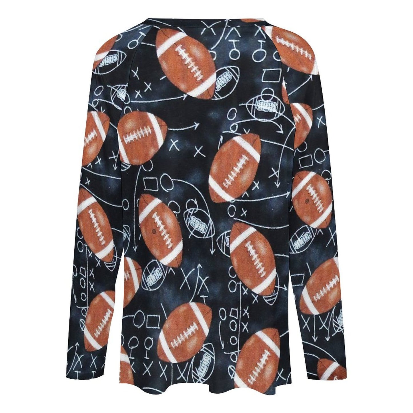 【シワにならない】ダブルVネック長袖Tシャツ｜旅行・体型カバーに (S-5XL)