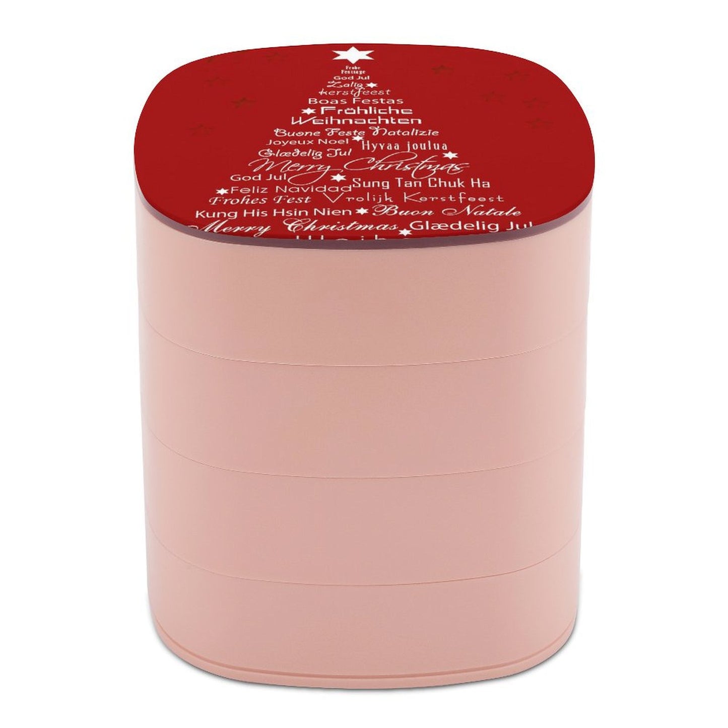 【見せる収納】写真で飾る4段回転式アクセサリーケース｜オリジナルタワー型ジュエリーボックス