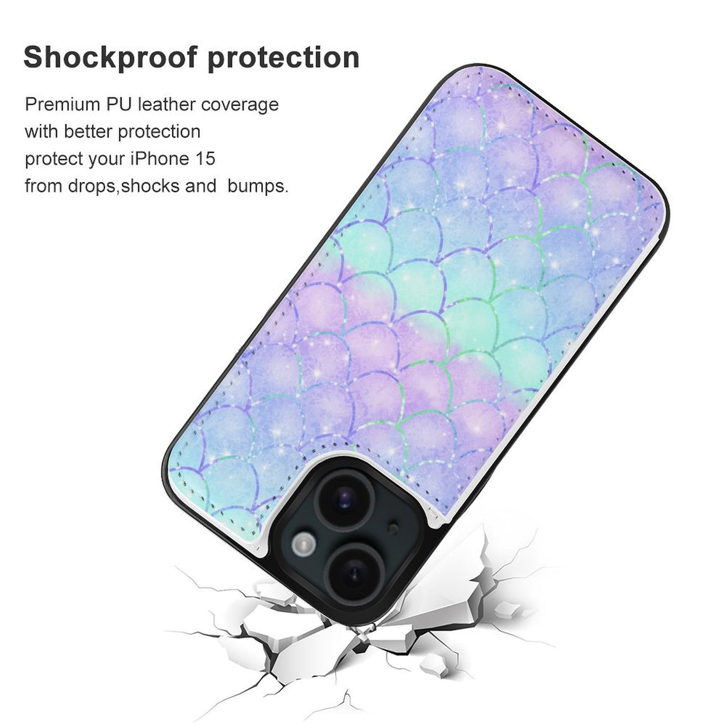 iPhone 15 手帳型ケース オリジナル作成 | 写真プリント＆カード収納 レザーカバー