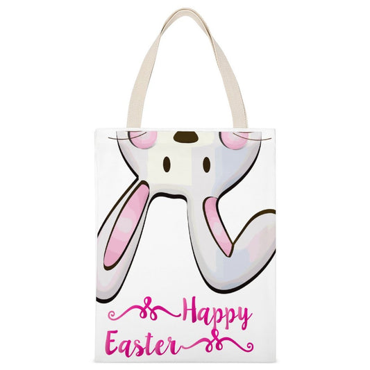 キャンバス トートバッグ 縦型 | 35x45cm 大判サイズ | 織りテープ持ち手