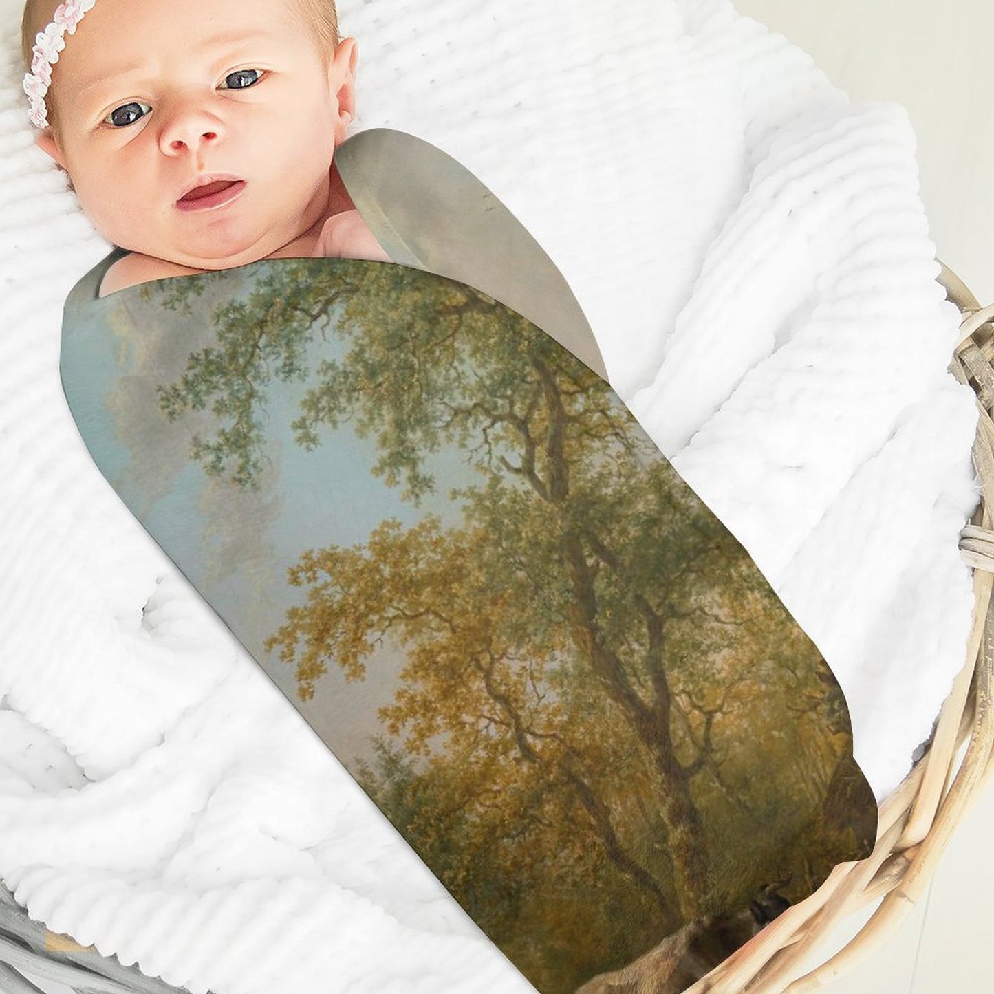 【ベビーに贈る】写真で作るオリジナル子供用フランネル毛布｜安心の円形ブランケット