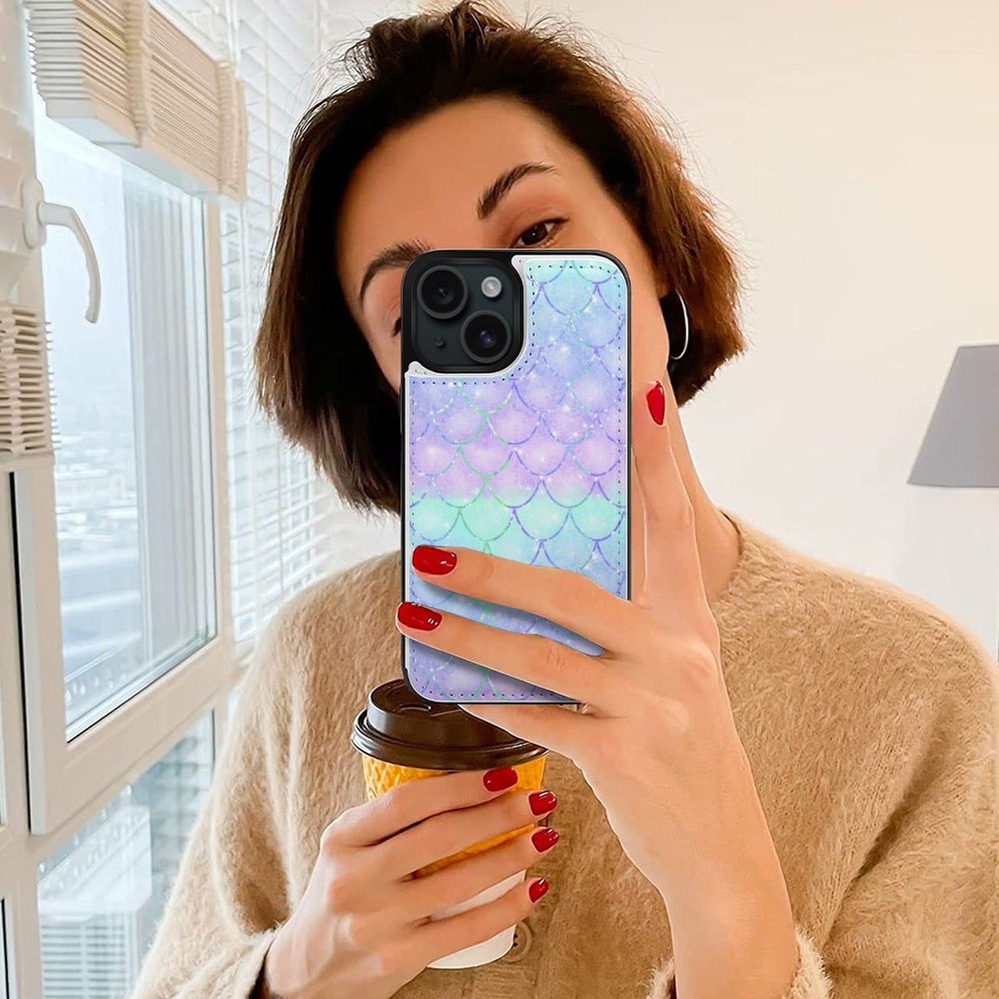 iPhone 15 手帳型ケース オリジナル作成 | 写真プリント＆カード収納 レザーカバー