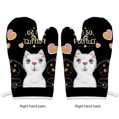 オリジナル 鍋つかみ & 鍋敷き セット | 耐熱ミトン キッチン用品 | 名入れ・写真プリント